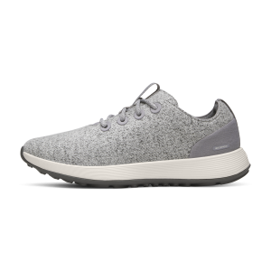Women's Wool Runner NZ Waterproof - Medium Grey (Natural White Sole)